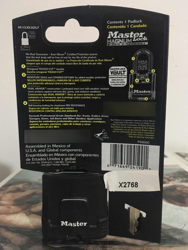 Candado Master Magnun M115xkadlf