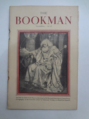 Livreto The Bookman November 1951 Em Inglês