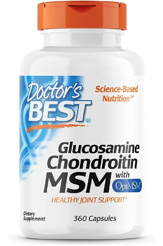 Glucosamina Condroitina Msm Doctor's Best 360 Cápsulas