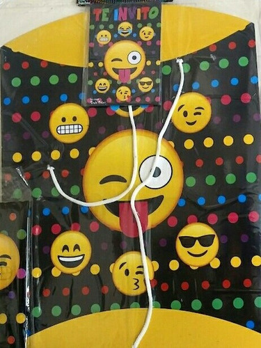 Cotillon Emoticones Emojis, 10 Chicos,mantel,servilletas