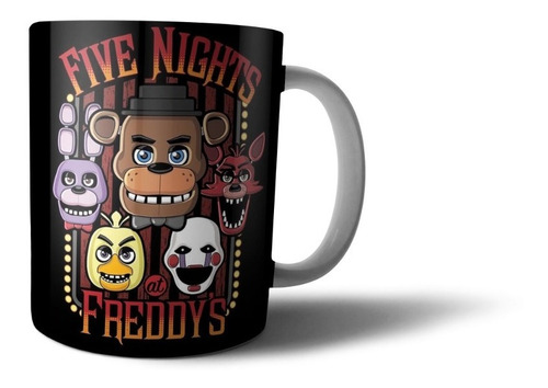 Taza De Cerámica - Five Nights At Freddy's