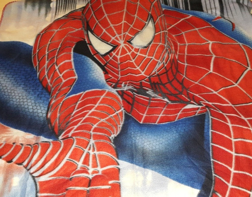 Manta Niño Spiderman Para Sillón O Cama Hombre Araña