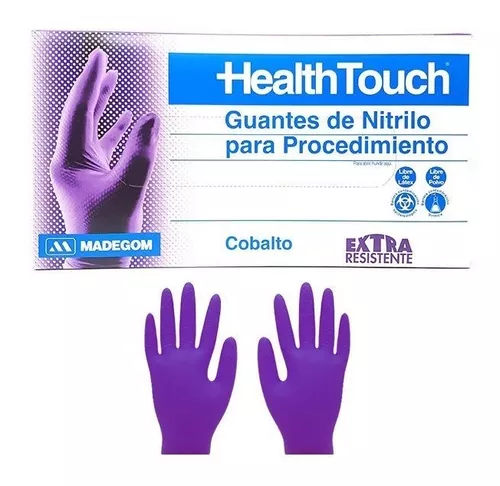 Guantes De Nitrilo Cobalto Extra-resistente Health-touch | Cuotas