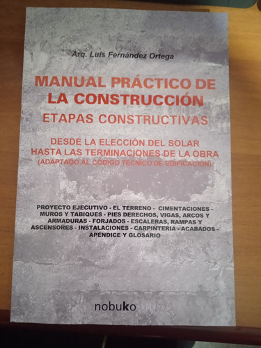 Manual Practico De La Construcción Fdez Ortega Disponible Ya