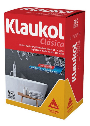 Pastina Klaukol Para Cerámico 5kg Cobre