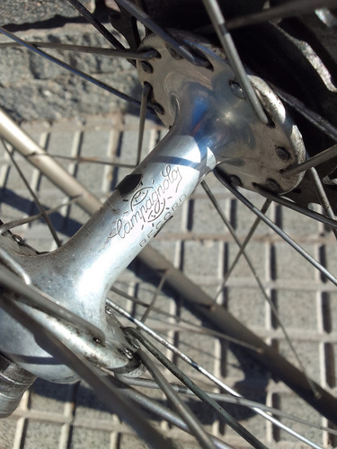Par De Ruedas Ruta Tubo Campagnolo Record Nizi Dorado (Usado)