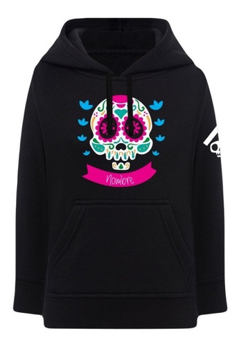 Sudadera Niña Dia De Muertos Personalizada Mod. Calavera 02