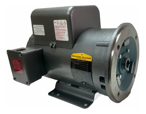 Baldor Reliance Motor, 5hp 1ph 230v, 1725 Rpm Odp Hs24mm Vvt