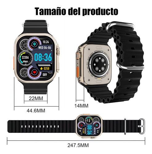. Reloj Inteligente Smartwatch Bluetooth Con Impermeable
