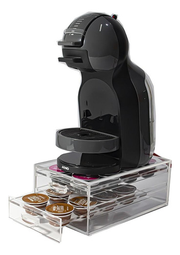 Porta Cápsulas Dolce Gusto Em Acrílico Para 16 Unidades