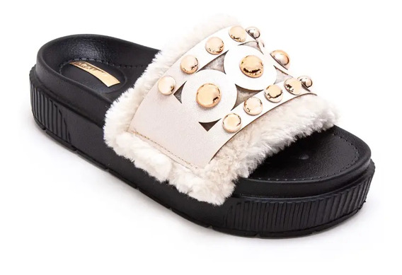 Sandalias Puma Mujer Peluche | MercadoLibre 📦