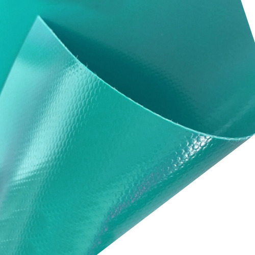 Rollo De Pvc Polimeros 18 Onzas Pool Blue Liso - 48.5m X 1.52m