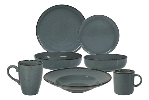 X 4 Jarro Taza Mug 110 Ml Tacita Espresso Porcelana Enve Color Azul