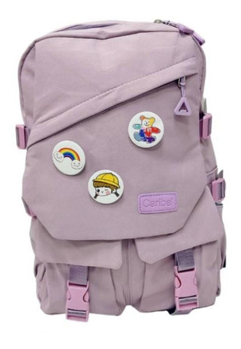 Mochila Kawaii Moda Koreana Lila