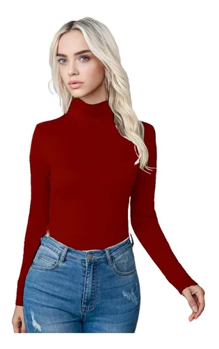 Blusas de moda cuello tortuga sale