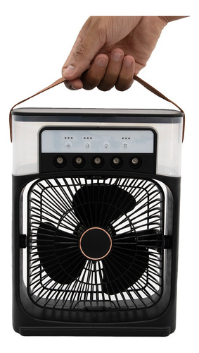 Mini Ar Condicionado Ventilador Mesa Escritorio Usb Cor verde