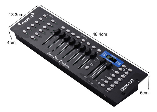 Dmx512 Panel De Consola Del Controlador De Luz 192ch Program
