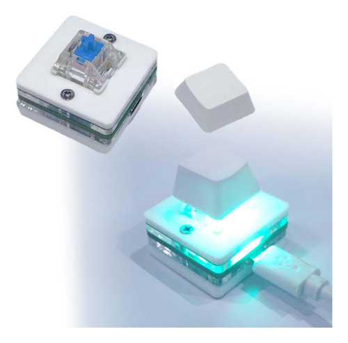 Mini Teclado Usb Para Programar Interruptor Azul