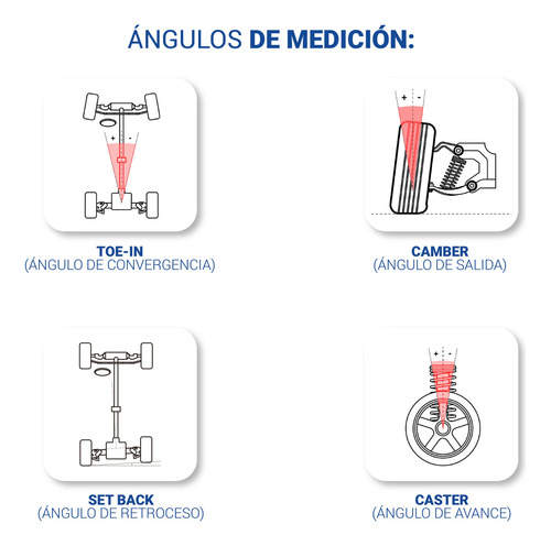Rampa 4 Postes Alineación Y Rolling Jack + Alineadora Ccd