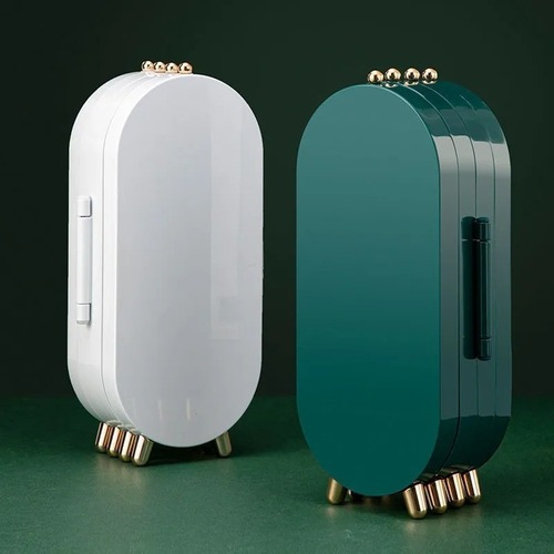 Imagen 9 de 9 de Organizador De Joyas Joyero Aros Anillos Decoracion Portatil