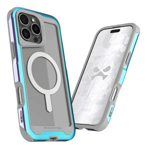 . Funda Ghostek Atomic Para iPhone 16 Pro Aluminio Prismatic