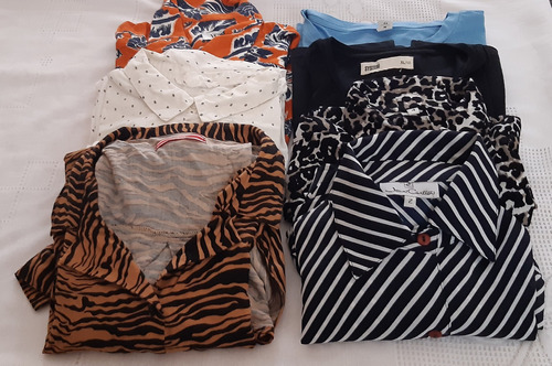 Camisas 5 Und,2 Remeras, Usadas, De Mujer Vendo El Lote .