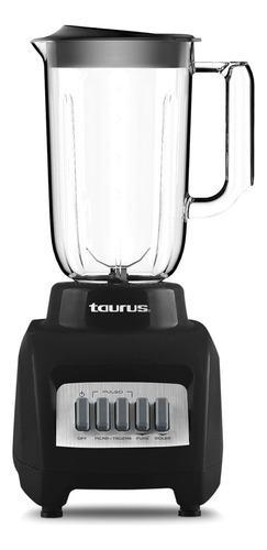 Licuadora Taurus 500w Vaso 1.5l 4 Velocidades Cuchillas Desm Negro