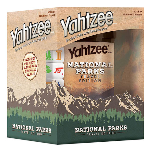 Usaopoly Yahtzee National Parks Travel Edition | Juego Clás