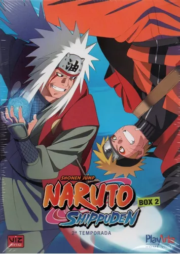 Naruto Shippuden 2ª Temporada Vol.2 - Box Com 5 Dvds - Novo
