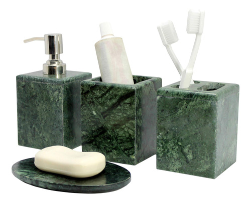 Set Accesorios De Baño Kleo Green