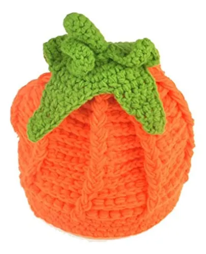 Gorro De Calabaza De Ganchillo Para Bebé