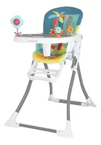 Comprar Silla De Comer Carestino Rio Azul Doble Bandeja Plegable