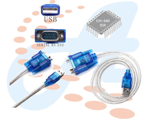 Cable Usb A Serial Rs232 Db9 Convertidor Impresora