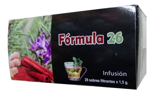 Formula 26 Te Filtrante De 25 Sobres 