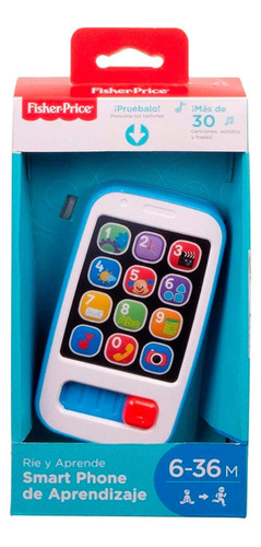 Fisher Price - Smartphone De Aprendizaje Rie Y Aprende Azul