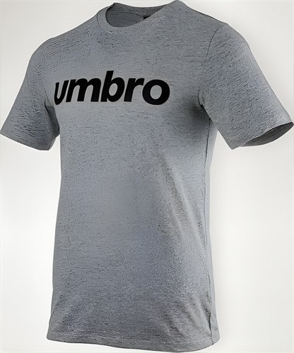 Playera Umbro Linear Logo Graphic Tee Gris 100% Original