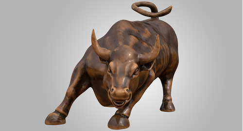 Figura Toro Wall Street 15cm
