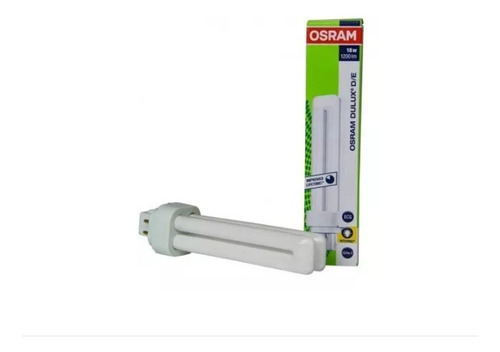 Lampara Osram Dulux D/e 18w/ 830 Calida Zocalo G24q2 4 Pines