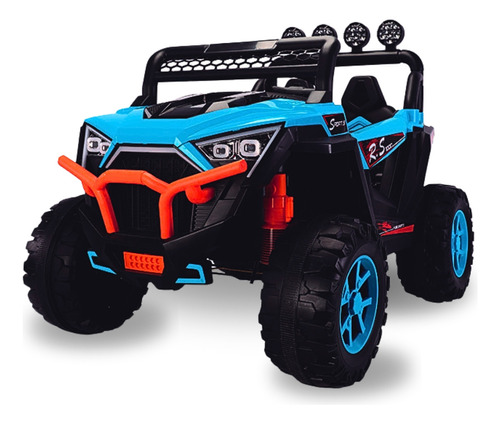 Carro Elétrico 12v Utv 4x4 Jipe Off Road Infantil 2 Lugares Cor Azul-aço Voltagem Do Carregador 110v/220v