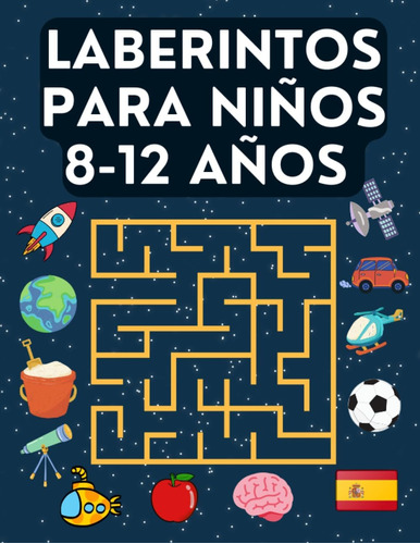 Libro: Laberintos Para Niños 8-12 Años: 100 Páginas Con Dive