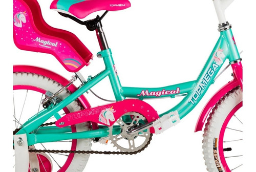Imagen 5 de 8 de Bicicleta Topmega Magical Rodado 16=contino