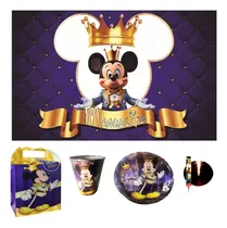 Comprar Mickey Rey Kit 20 Niños Mickey Príncipe Fiesta Niñas