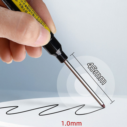 Suministros De Microdelineador De Ojos Black Fine Line Para