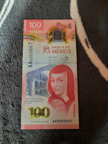 Billete De 100 Pesos Coleccionable De Seria Aa (vendo)