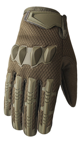 Guantes Tácticos B26 Wolf Brown Con Pantalla Táctil Antidesl