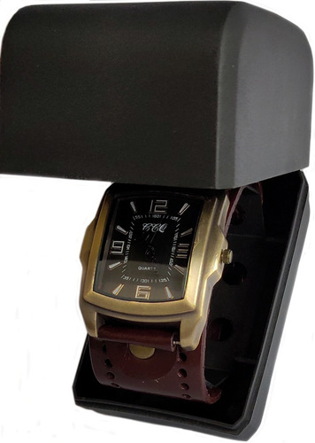 Relógio Feminino Ccq Modelo 1009 Pulseira 100% Couro