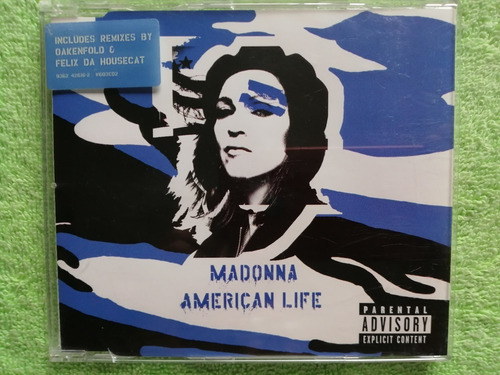 Eam Cd Single Madonna American Life 2003 Edicion Europea Wea