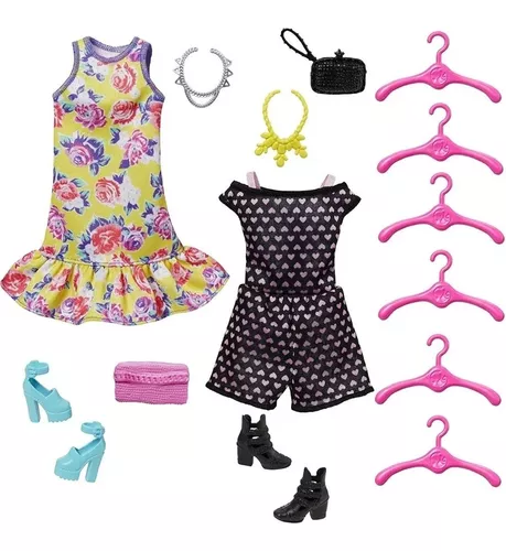 Peck de Roupas Barbie Fashionista Look Completo - Mattel