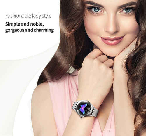 Imagen 8 de 10 de Reloj Inteligente Kingwear Kw10 Mujeres Ip68