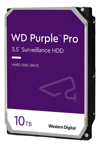 Hd Wd Purple 10tb Segurança Vigilância Dvr 7200rpm Wd102purp